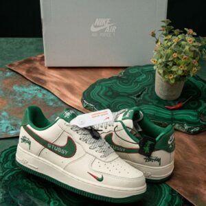 NIKE AIR JORDAN CUSTOM STUSSY GREEN