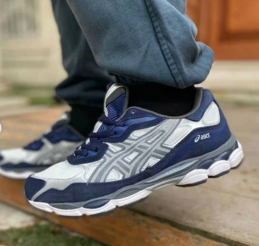 ASICS NYC KAYANO WHITE NAVY - Image 3