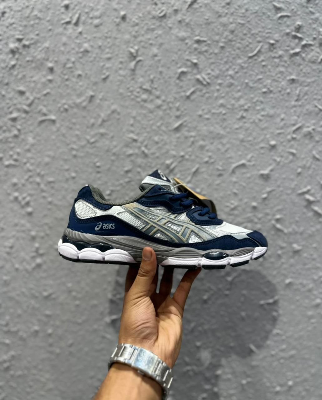 ASICS NYC KAYANO WHITE NAVY - Image 5