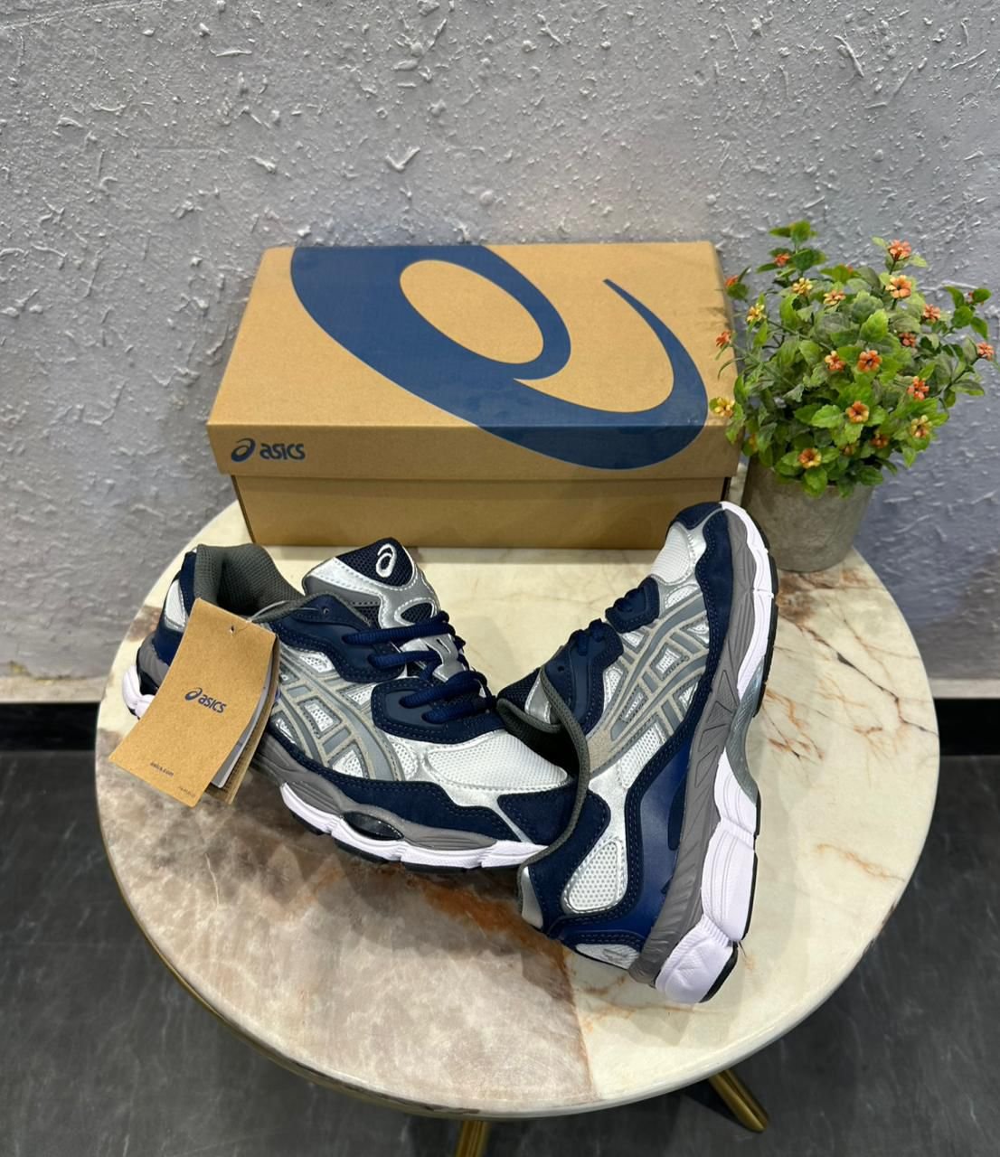 ASICS NYC KAYANO WHITE NAVY - Image 6
