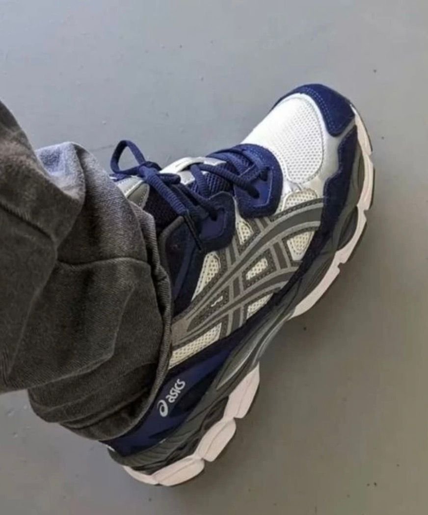 ASICS NYC KAYANO WHITE NAVY - Image 7